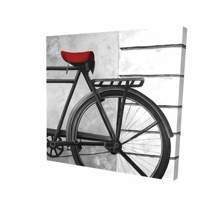 FONDO 32 x 32 in. Rear Bicycle-Print on Canvas FO2780236